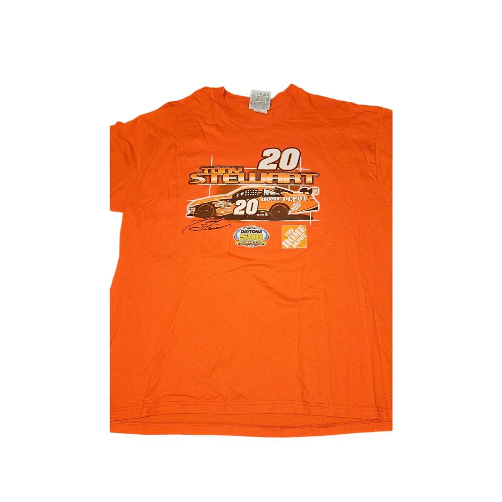 NASCAR Men's Large‎ Vintage Tony Stewart #20 Home Depot Shirt Joe Gibbs Racing